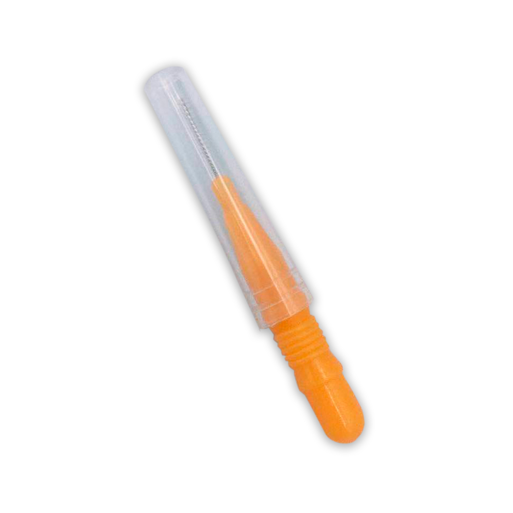 LB Щеточка baby-brush 2*10 для ламинирования цвет оранжевый 10 шт в уп