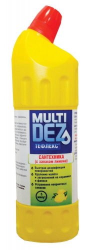 Хоз. товары для мытья сантехники лимон 500 мл мультидез