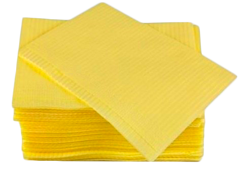 Салфетка ламинированная 33 * 45 см 500 шт/уп цвет желтые