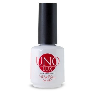 UNO LUX, Верхнее покрытие High Gloss Top Coat, 16 г